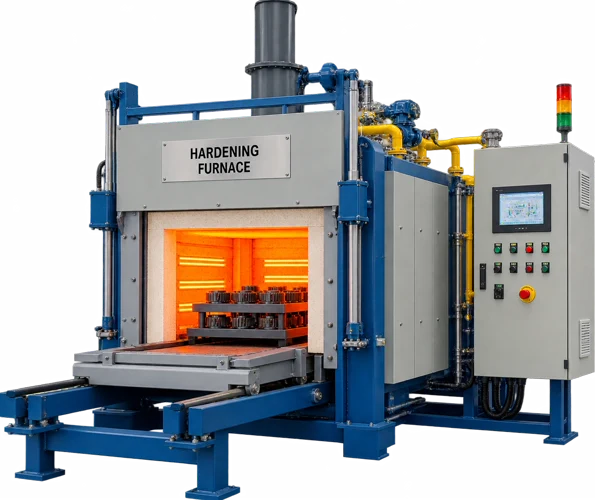 Hardening heat treatment at Kishan Auto Products, Rai Industrial Estate, Sonepat