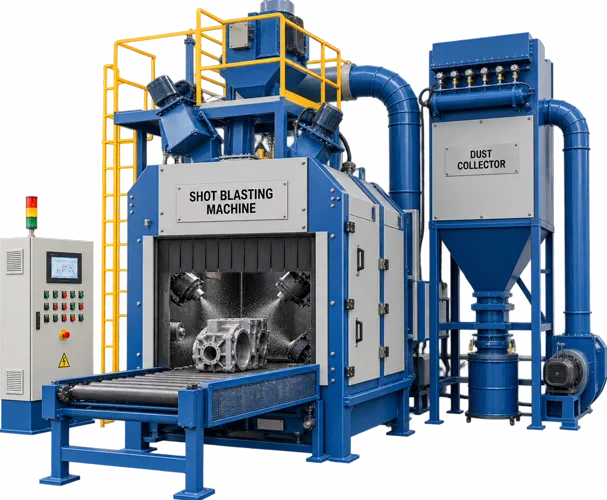 Shot Blasting heat treatment at Kishan Auto Products, Rai Industrial Estate, Sonepat