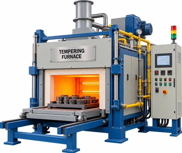Tempering heat treatment at Kishan Auto Products, Rai Industrial Estate, Sonepat